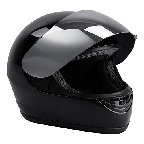 TCT-MOTORPARTS Full Face Helmet with Sun Shield - XL
