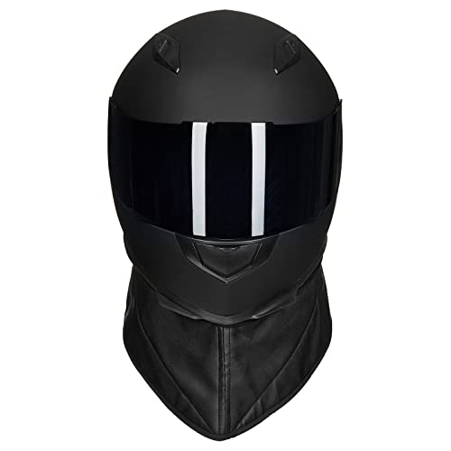 ILM Full Face Helmet with Removable Scarf & 2 Visors