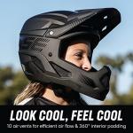 Mongoose Title Full Face Helmet for BMX and MTB