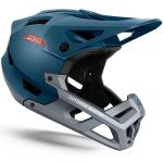 OutdoorMaster Full Face Mountain Bike Helmet - Azure Blue