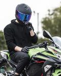 AUBOA Full Face Motorcycle Helmet, Matte Black
