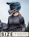 OutdoorMaster Full Face Mountain Bike Helmet - Azure Blue