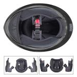 GLX GX11 Motorcycle Street Bike Helmet with Tinted Visor