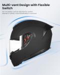 ILM DOT Certified Full Face Motorcycle Helmet
