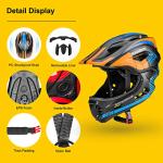 ROCKBROS Kids Lightweight Full Face Helmet