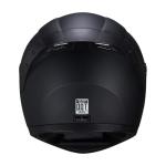 JQF Gear Full Face Motorcycle Helmet - Matte Black