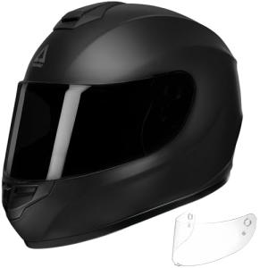 TRIANGLE Full Face Motorcycle Helmet with Tinted Visor