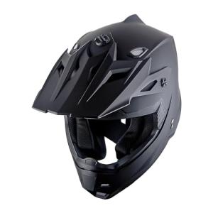 1Storm Full Face BMX Motocross Helmet - Matt Black