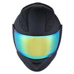 1Storm Matte Black Full Face Motorcycle Helmet, Size M
