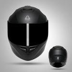 TRIANGLE Full Face Motorcycle Helmet with Tinted Visor