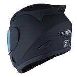 1Storm Matte Black Full Face Motorcycle Helmet, Size M
