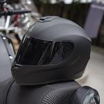TRIANGLE Full Face Motorcycle Helmet with Tinted Visor