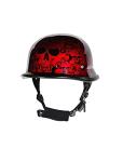Colorful Skull Baseball Cap - Burgundy Red
