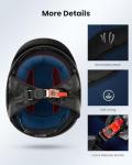 ILM Half Helmet with Sun Visor - DOT Approved