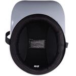 Yesmotor Matte Black Half Cap Motorcycle Helmet