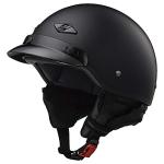 LS2 Bagger Matte Black Half Helmet - Large