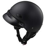 LS2 Bagger Matte Black Half Helmet - Large