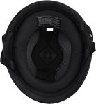 German Style Half Helmet - DOT Approved, Matte Black