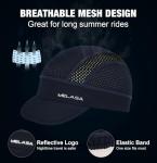 Cooling Skull Cap with Sun Visor for Helmets