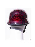 Lightweight Burgundy German Skull Cap Helmet