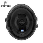 German Style Motorcycle Helmet, Matte Black, Size L
