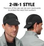Cooling Skull Cap with Sun Visor for Helmets