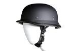 German Skull Cap Helmet, Flat Black, XXL