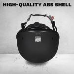 ILM Half Motorcycle Helmet with Sunshield, Matte Black
