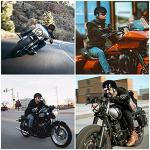 ILM Half Motorcycle Helmet with Sunshield, Matte Black