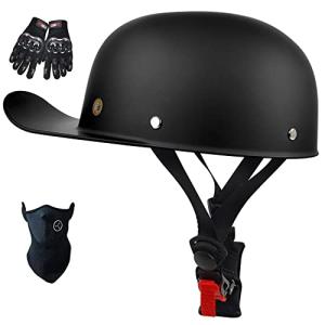 Open Face Vintage Motorcycle Helmet - DOT Approved