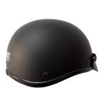 Lightweight Matte Black Half Shell Motorcycle Helmet