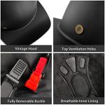Open Face Vintage Motorcycle Helmet - DOT Approved