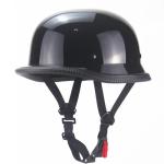 QICHAO Vintage Half Helmet - DOT Approved Black