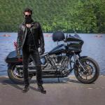 Lightweight Matte Black Half Shell Motorcycle Helmet