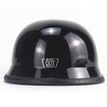 QICHAO Vintage Half Helmet - DOT Approved Black