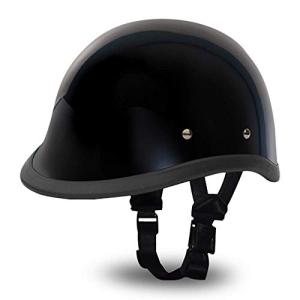 Daytona Hawk Half Helmet for Men - Retro Skull Cap
