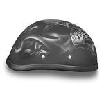 Daytona Men's Retro Skull Cap Motorcycle Helmet