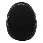 VCAN Butterfly Half Helmet - Flat Black, Small