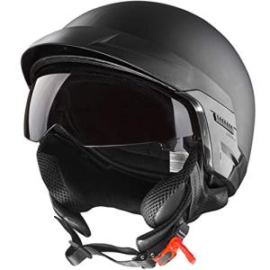 Cartman Open Face Motorcycle Helmet with Sun Visor