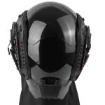 LED Punk Half Helmet for Cosplay and Halloween
