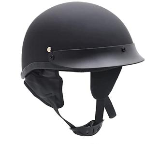 HTTMT MT506-001-L DOT Half Face Helmet for Harley