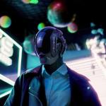 LED Punk Half Helmet for Cosplay and Halloween