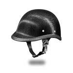 Daytona Carbon Fiber Half Helmet - Skull Cap