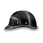 Daytona Carbon Fiber Half Helmet - Skull Cap