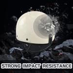 Retro Half Shell Motorcycle Helmet for Men and Women