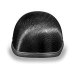 Daytona Carbon Fiber Half Helmet - Skull Cap