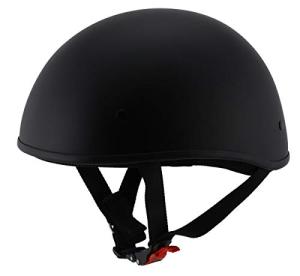 Milwaukee MPH9710 Half Motorcycle Helmet - Matte Black