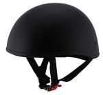 Milwaukee MPH9710 Half Motorcycle Helmet - Matte Black