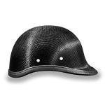 Daytona Carbon Fiber Half Helmet - Skull Cap
