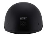 Milwaukee MPH9710 Half Motorcycle Helmet - Matte Black